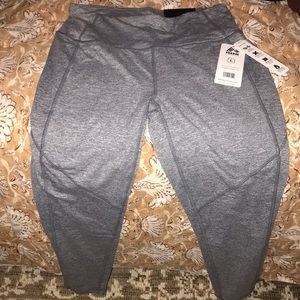 RBX black stripped leggings new with tags